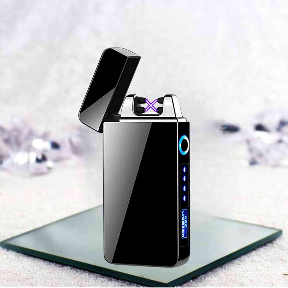 Shop Best Fancy ARC Lighter with Battery Display Online