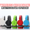 Wireless headphones with mic
