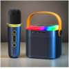 Bluetooth Speaker With Wireless Karaoke Mic