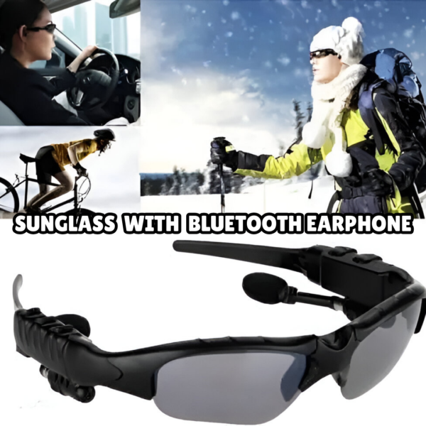 Wireless Sunglass Earbuds Bluetooth Headset - Image 3