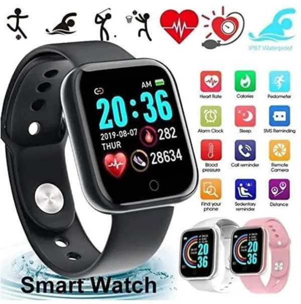 D20 Smart Watch + Baby Bluetooth Speaker Combo - Image 5