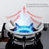 gas saver burner stand stainless steel