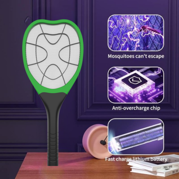NR- 105 Mosquito Racket Bat With UV Attraction - Image 2