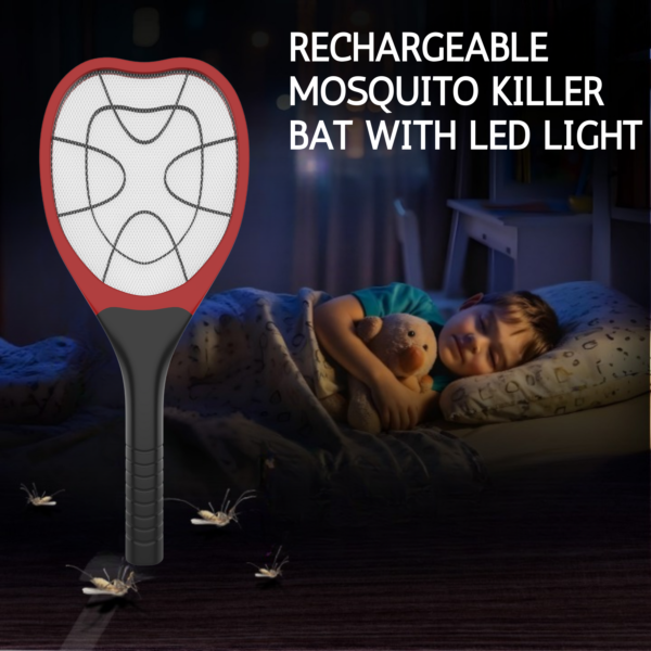 NR- 105 Mosquito Racket Bat With UV Attraction - Image 4