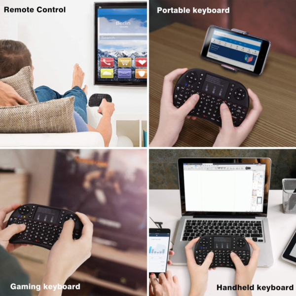 Wireless Mini Keyboard with Touchpad - Image 6