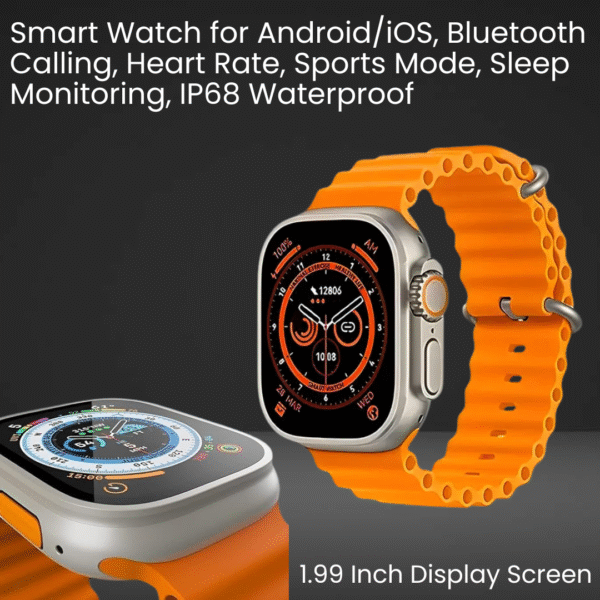 T800 Ultra Smart Watch with HD Display, Bluetooth Calling & Fitness Tracking - Image 4