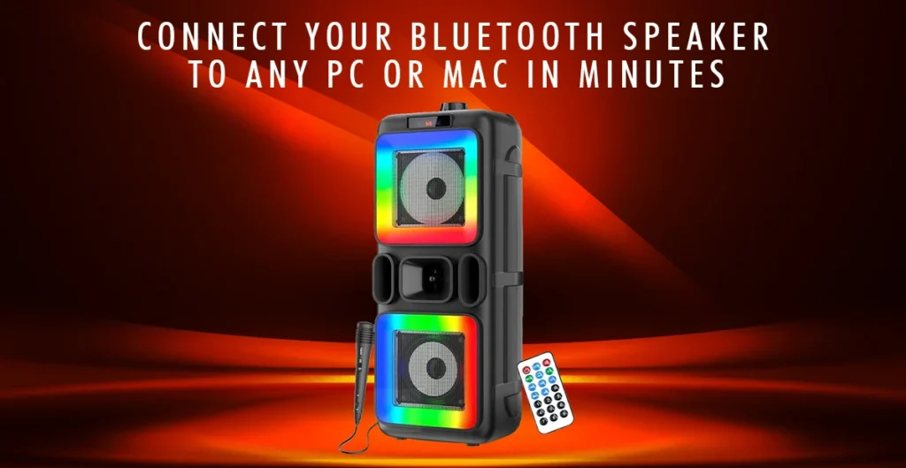 how to connect bluetooth speaker to pc